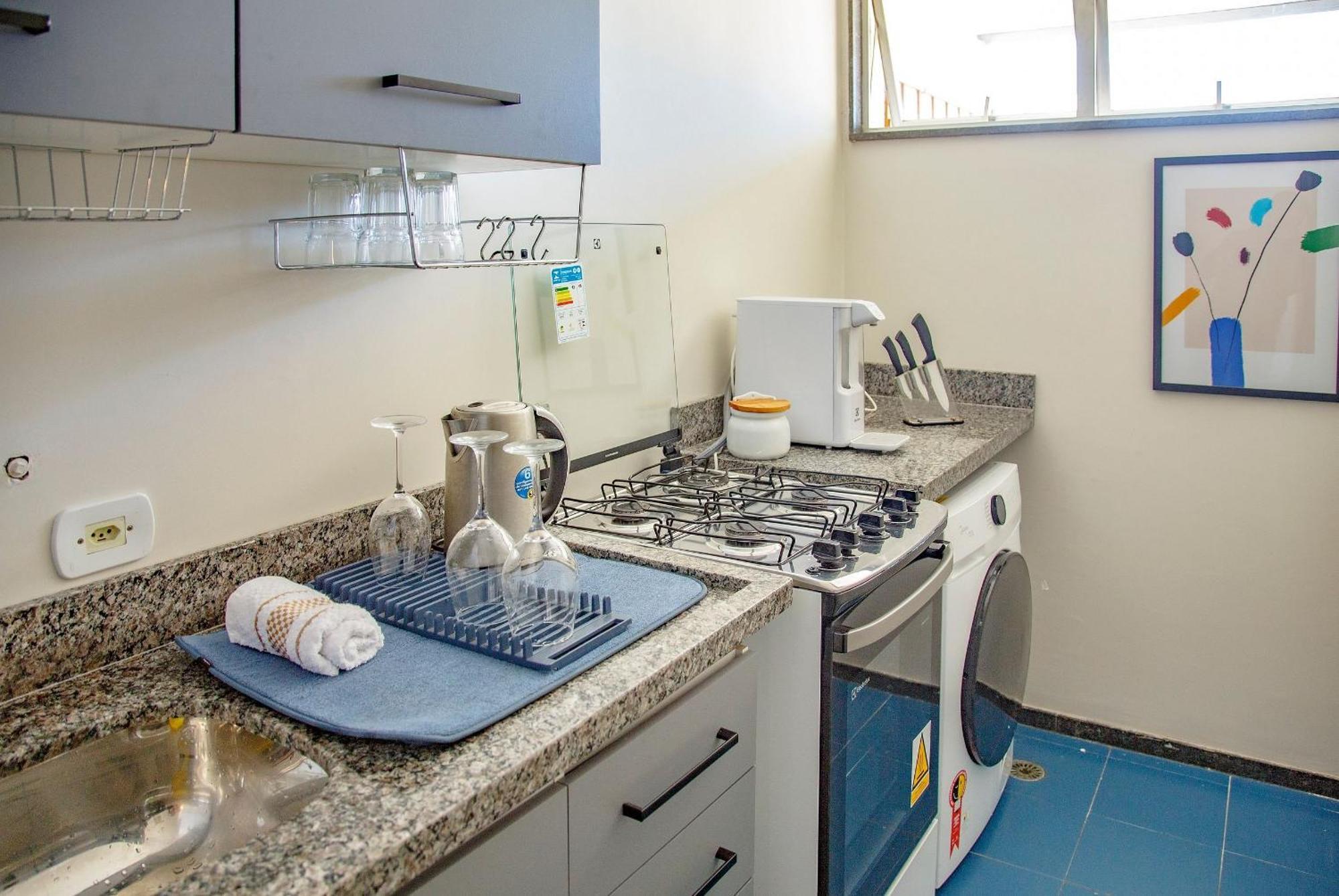 Сasa de vacaciones Jumpinbed - Leblon Flat Service - Sala E Quarto Com Varanda E Vista Do Mar. Río de Janeiro